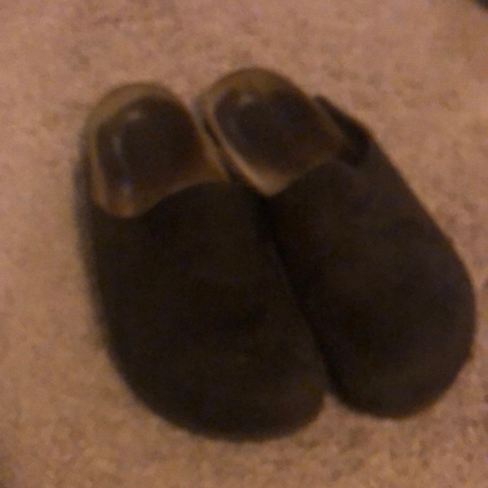 Authentic Birkenstock slip Ons